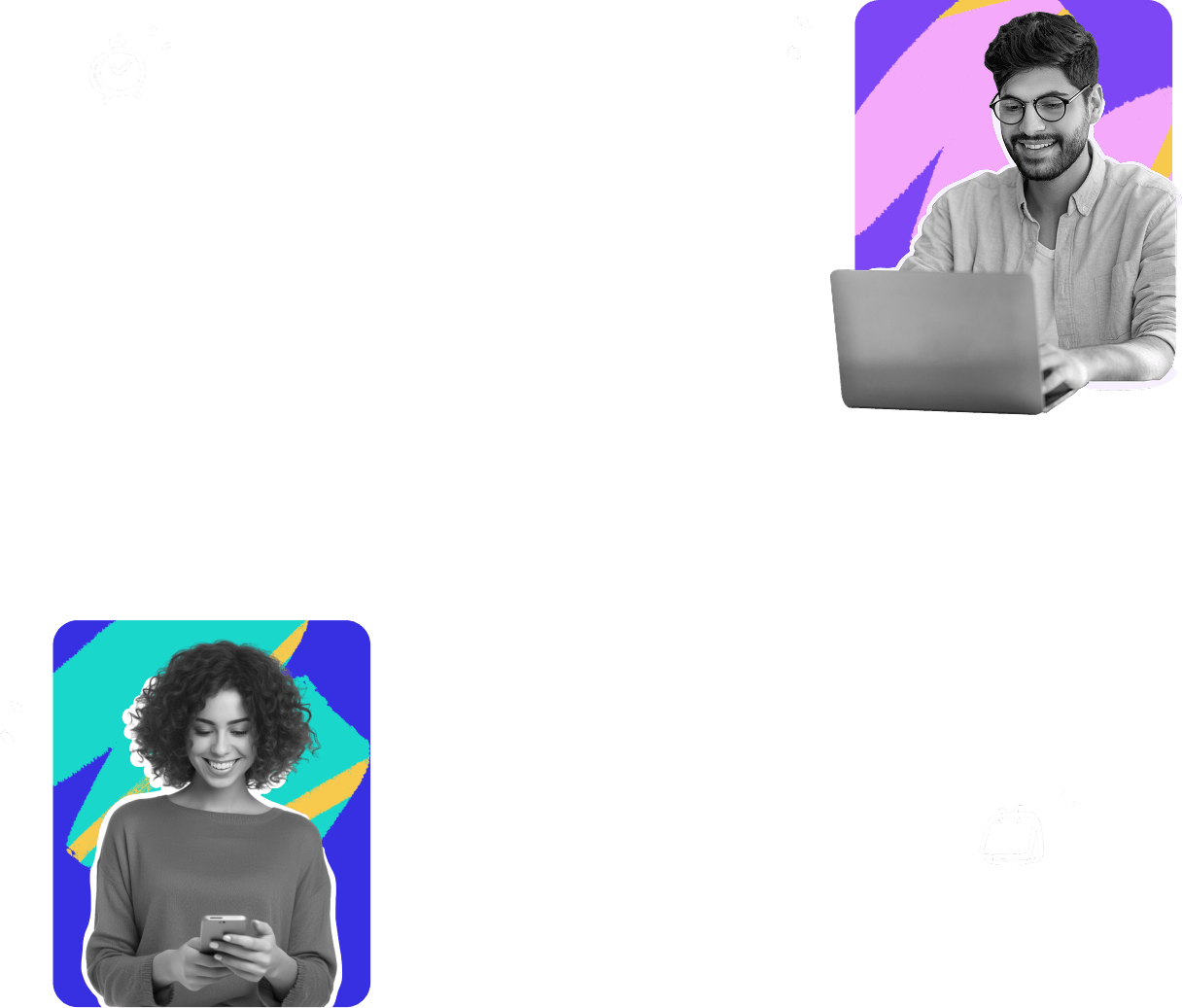 Zoho Bookings scheduling page with available meeting slots and calendar sync